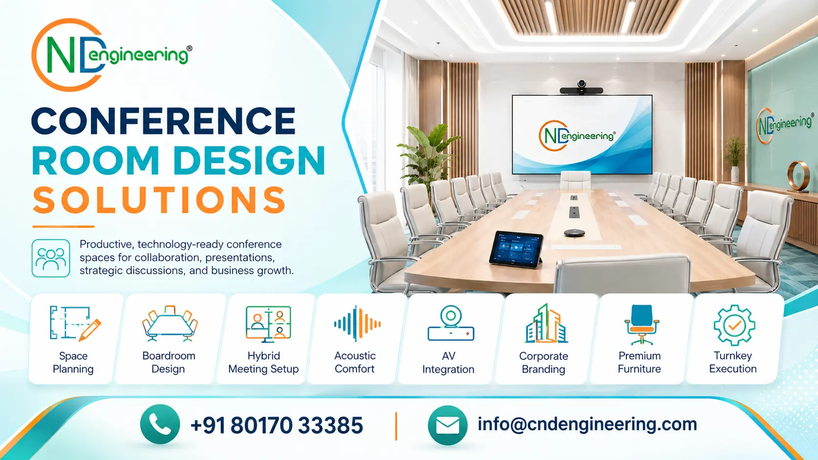 Conference Room Design Solutions by CND Engineering
