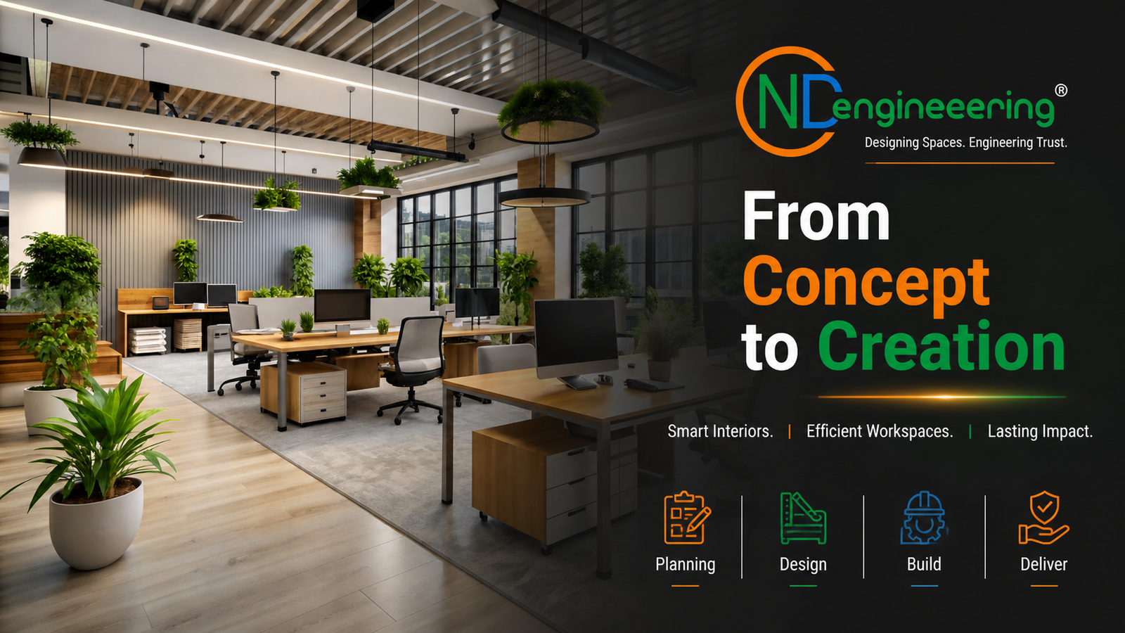 Contact CND Engineering office interior designers in Kolkata