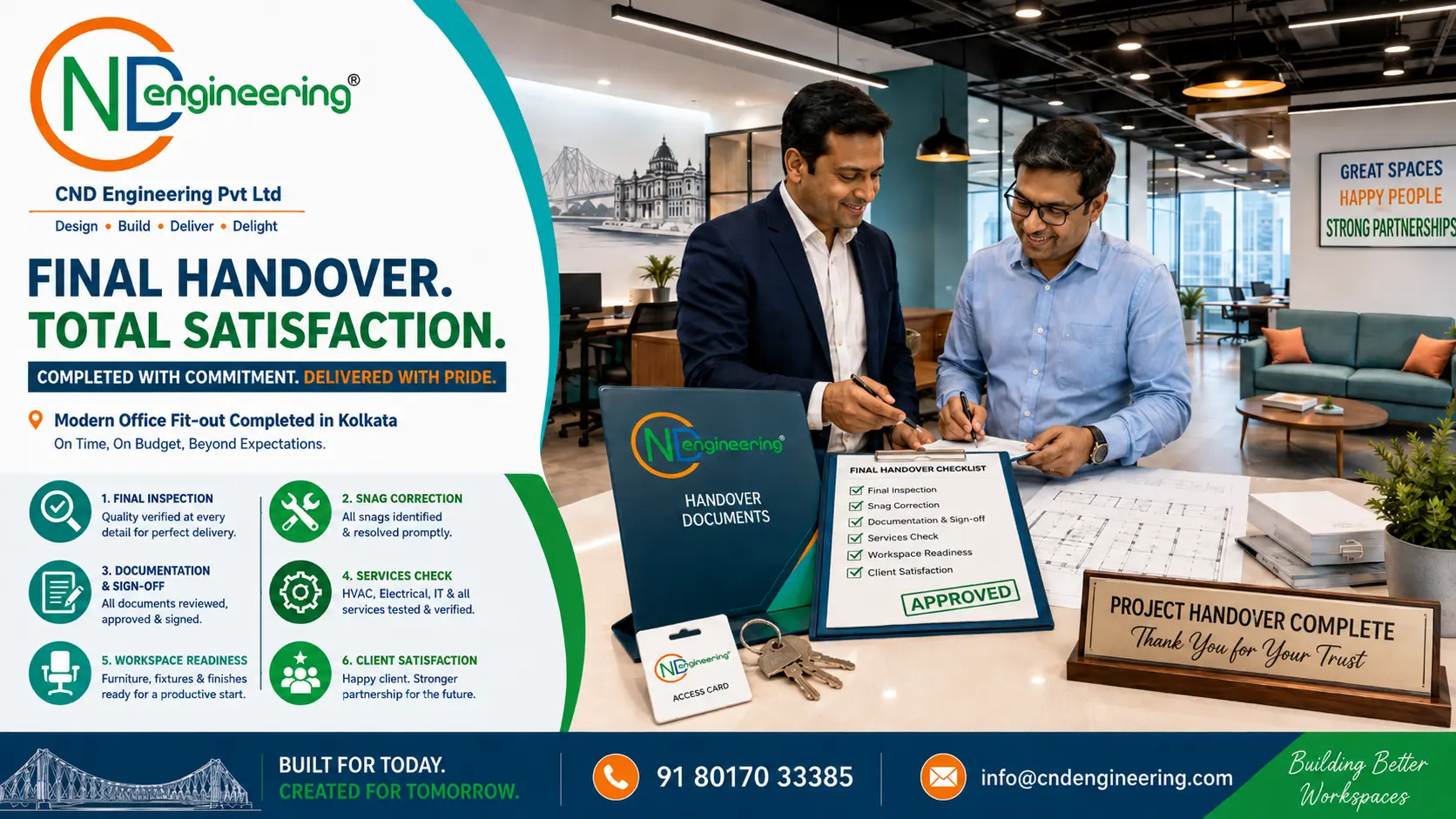 Final Handover and Client Satisfaction Visual