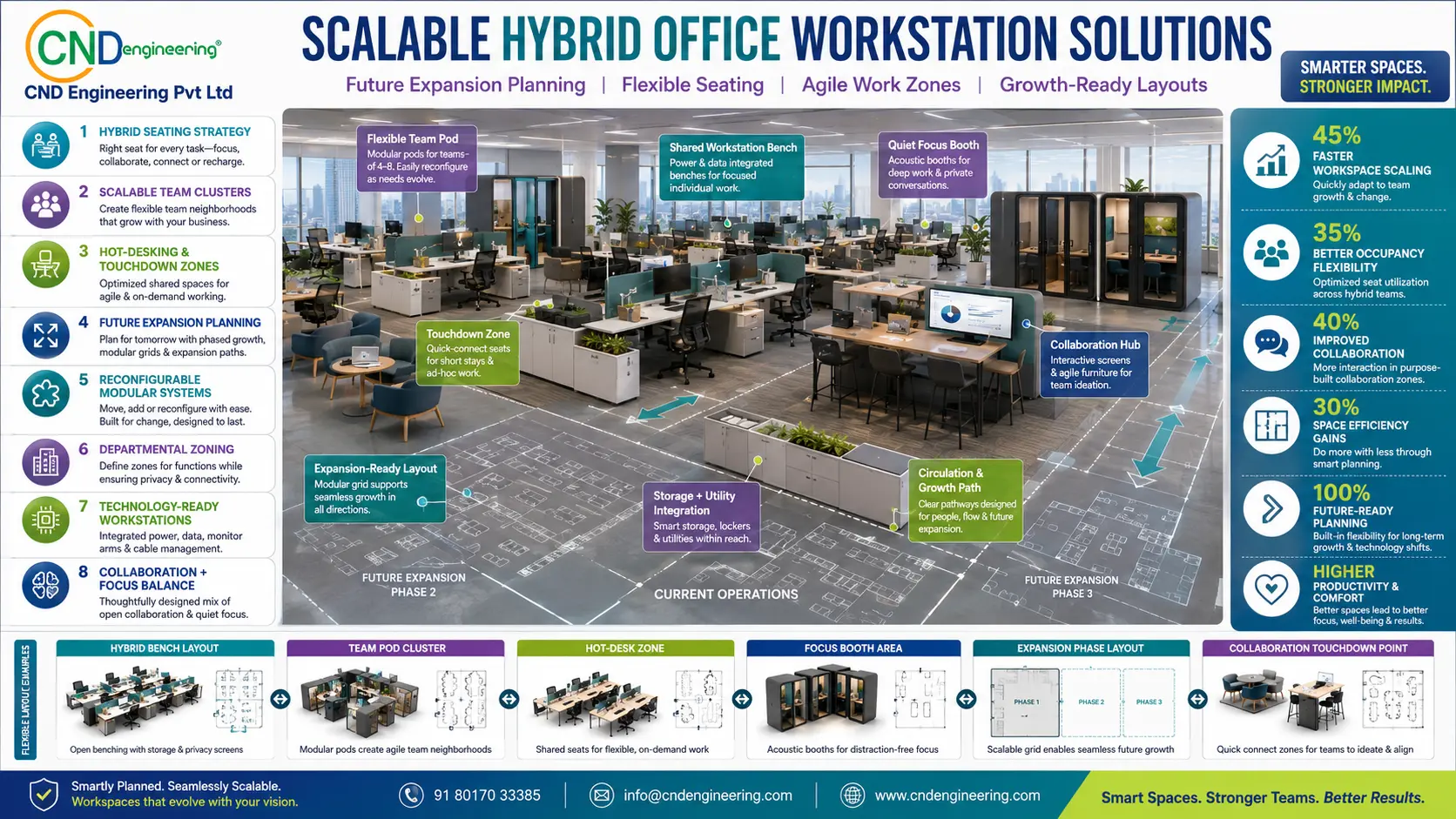 Full-width placeholder for scalable hybrid office workstation solutions and future expansion planning