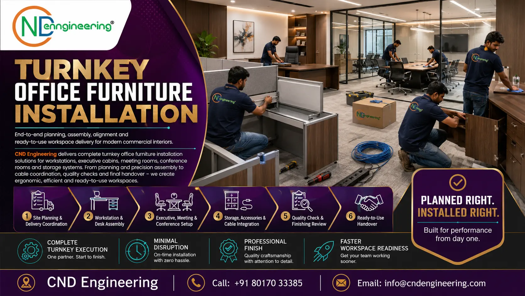 Turnkey office furniture installation placeholder